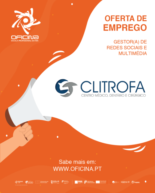 Gestor(a) de Redes Sociais e Departamento Multimédia - Trofa